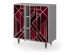 Aparador - 94х96х41 cm - BS5 - Burgundy Jewelery, Gris