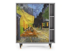Aparador - 96х110х41 cm - BS6 - Café Terrace at Night, Gris