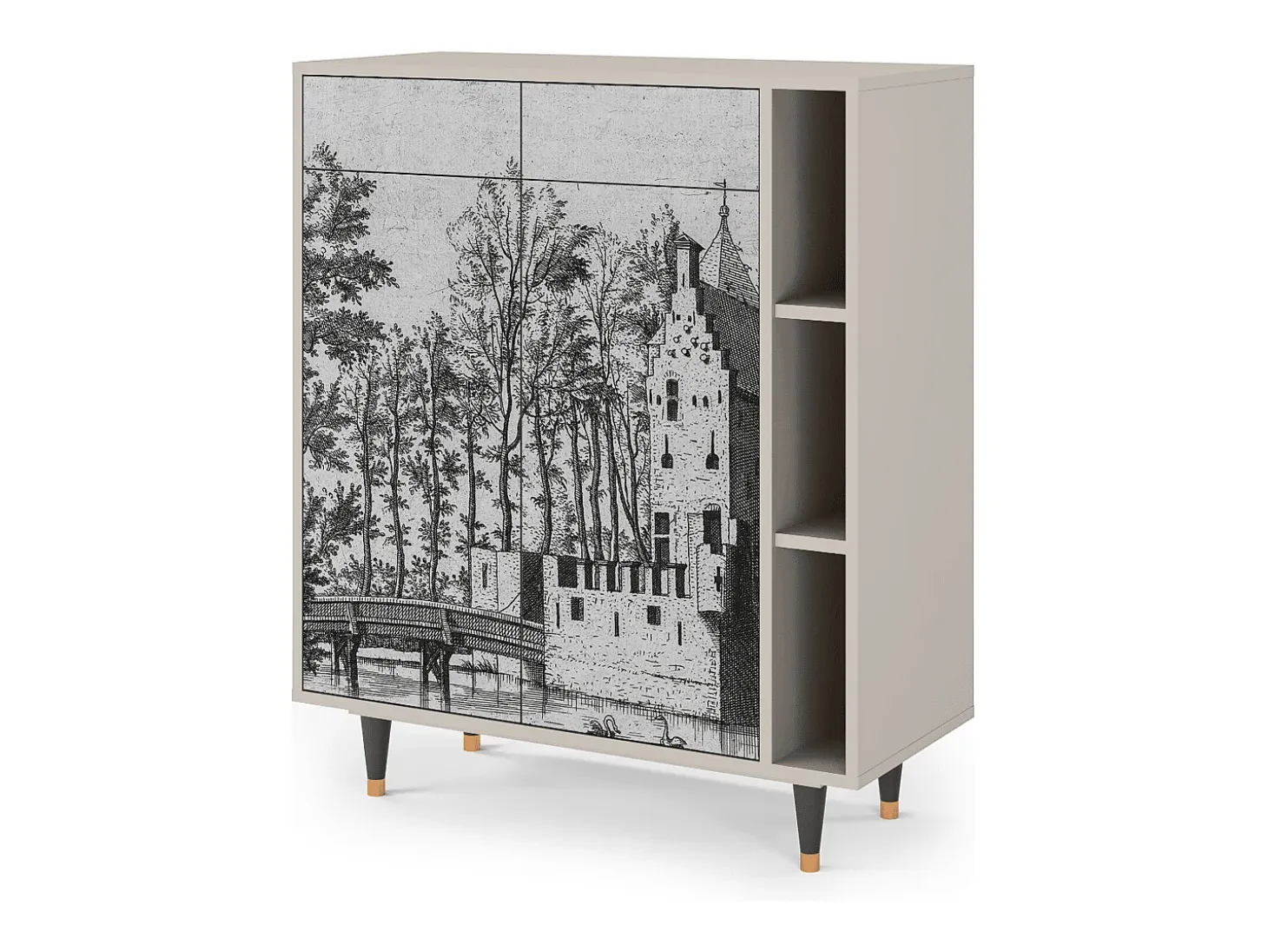 Aparador - 96х110х41 cm - BS6 - Castle by Breugel, Arena