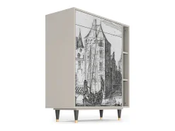 Aparador - 96х110х41 cm - BS6 - Castle with Bridge, Arena