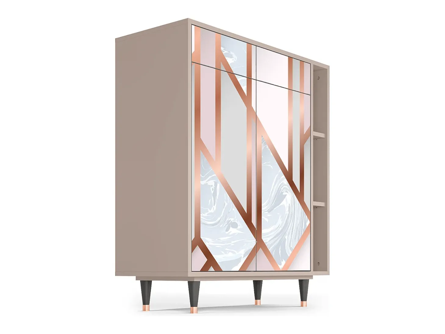 Aparador - 96х110х41 cm - BS6 - Champagne Story, Latte