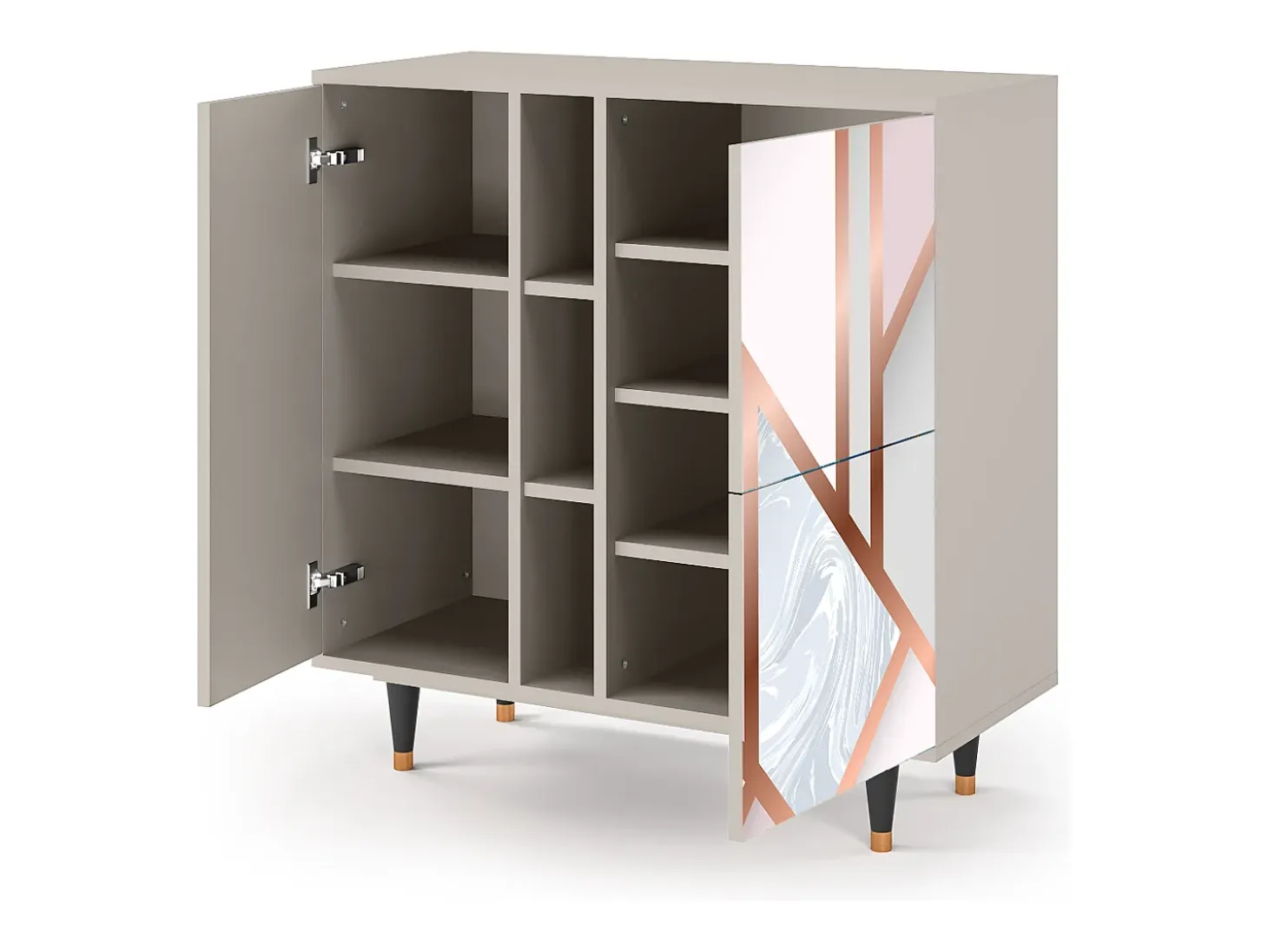 Aparador - 94х96х41 cm - BS5 - Champagne Story, Arena