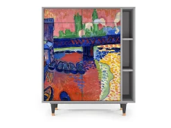 Aparador - 96х110х41 cm - BS6 - Charing Cross Bridge, Gris