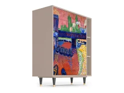 Aparador - 96х110х41 cm - BS6 - Charing Cross Bridge, Latte