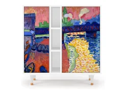 Aparador - 94х96х41 cm - BS5 - Charing Cross Bridge, Blanco