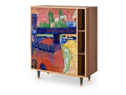 Aparador - 96х110х41 cm - BS6 - Charing Cross Bridge, Nogal