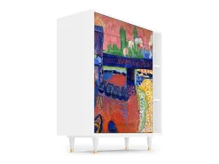 Aparador - 96х110х41 cm - BS6 - Charing Cross Bridge, Blanco