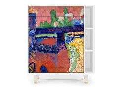 Aparador - 96х110х41 cm - BS6 - Charing Cross Bridge, Blanco
