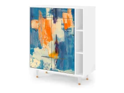 Aparador - 96х110х41 cm - BS6 - Charing Cross Bridge, Blanco
