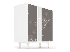 Aparador - 94х96х41 cm - BS5 - Cherry Blossom, Blanco