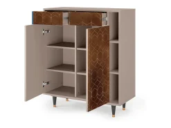 Aparador - 96х110х41 cm - BS6 - Chocolate Bar, Latte