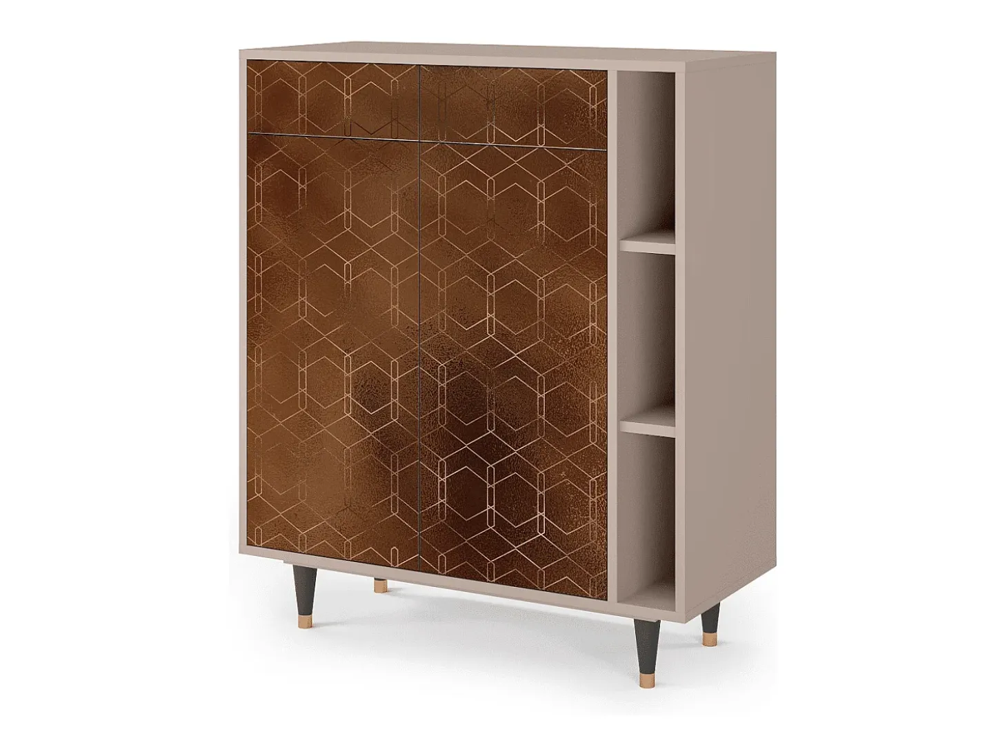 Aparador - 96х110х41 cm - BS6 - Chocolate Bar, Latte
