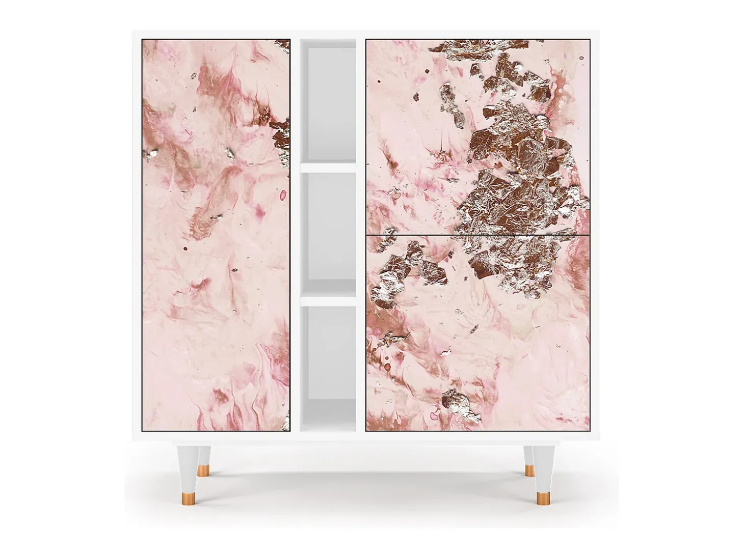 Aparador - 94х96х41 cm - BS5 - Cotton Candy, Blanco