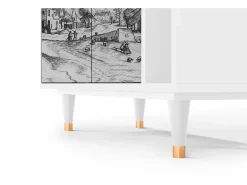Aparador - 96х110х41 cm - BS6 - Country Village, Blanco