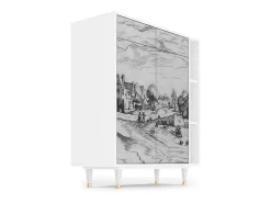 Aparador - 96х110х41 cm - BS6 - Country Village, Blanco