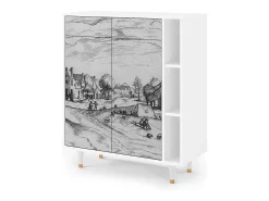 Aparador - 96х110х41 cm - BS6 - Country Village, Blanco
