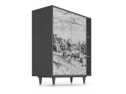 Aparador - 96х110х41 cm - BS6 - Country Village, Antracita