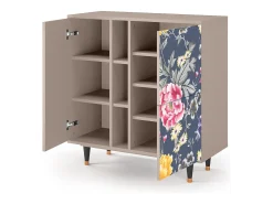 Aparador - 94х96х41 cm - BS5 - Dark Flower Bed, Latte