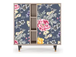 Aparador - 94х96х41 cm - BS5 - Dark Flower Bed, Latte