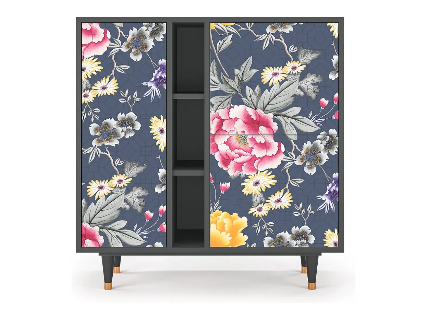 Aparador - 94х96х41 cm - BS5 - Dark Flower Bed, Antracita