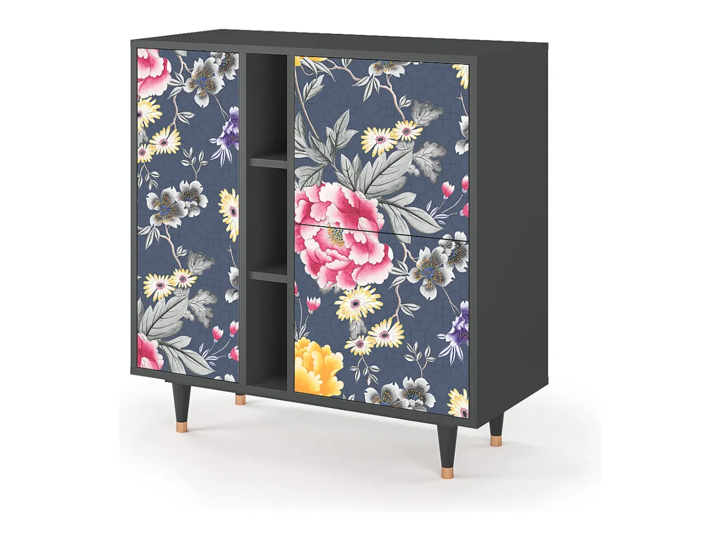 Aparador - 94х96х41 cm - BS5 - Dark Flower Bed, Antracita