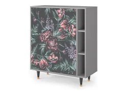Aparador - 96х110х41 cm - BS6 - Dark Peonies, Gris