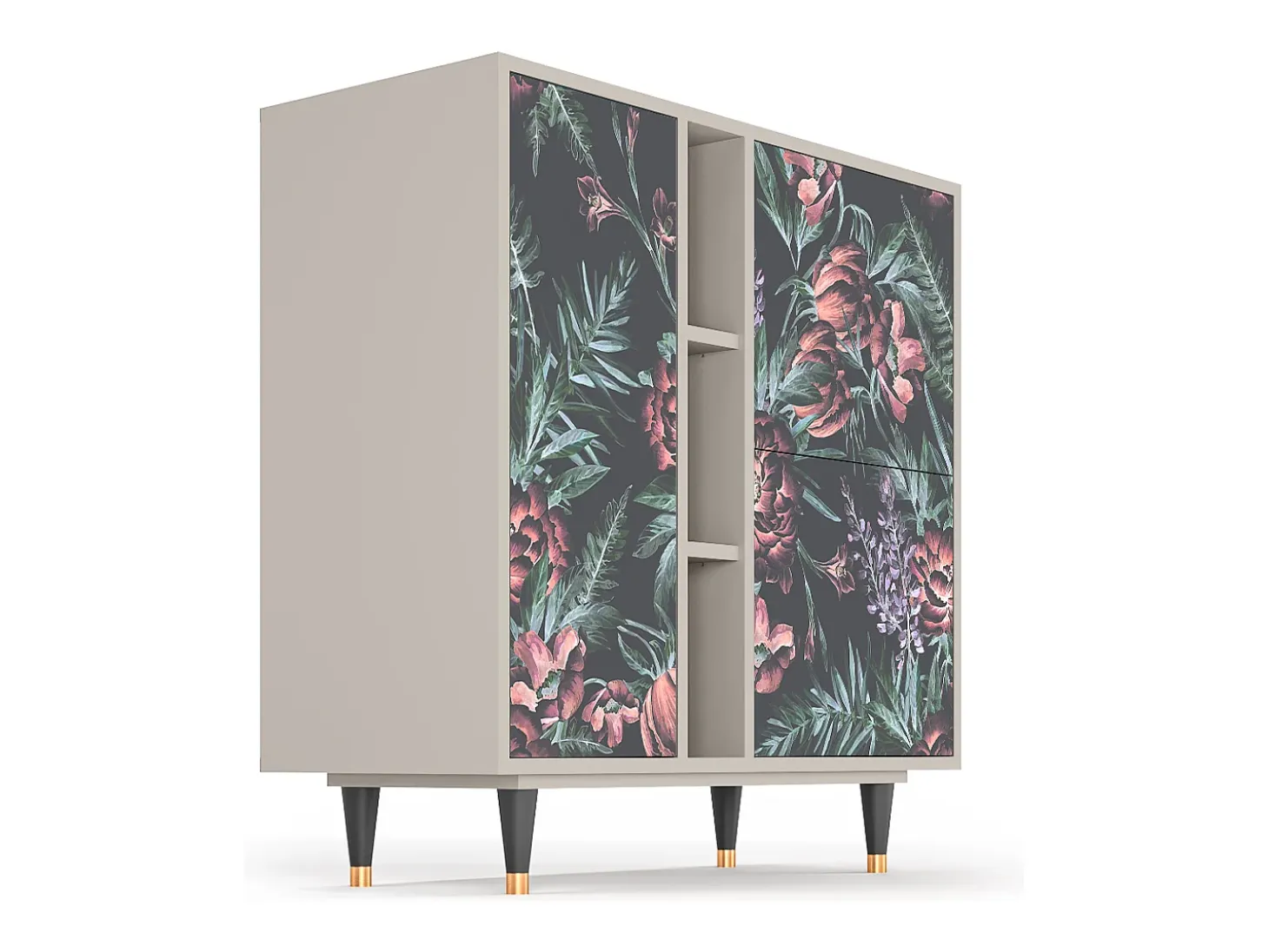 Aparador - 94х96х41 cm - BS5 - Dark Peonies, Arena