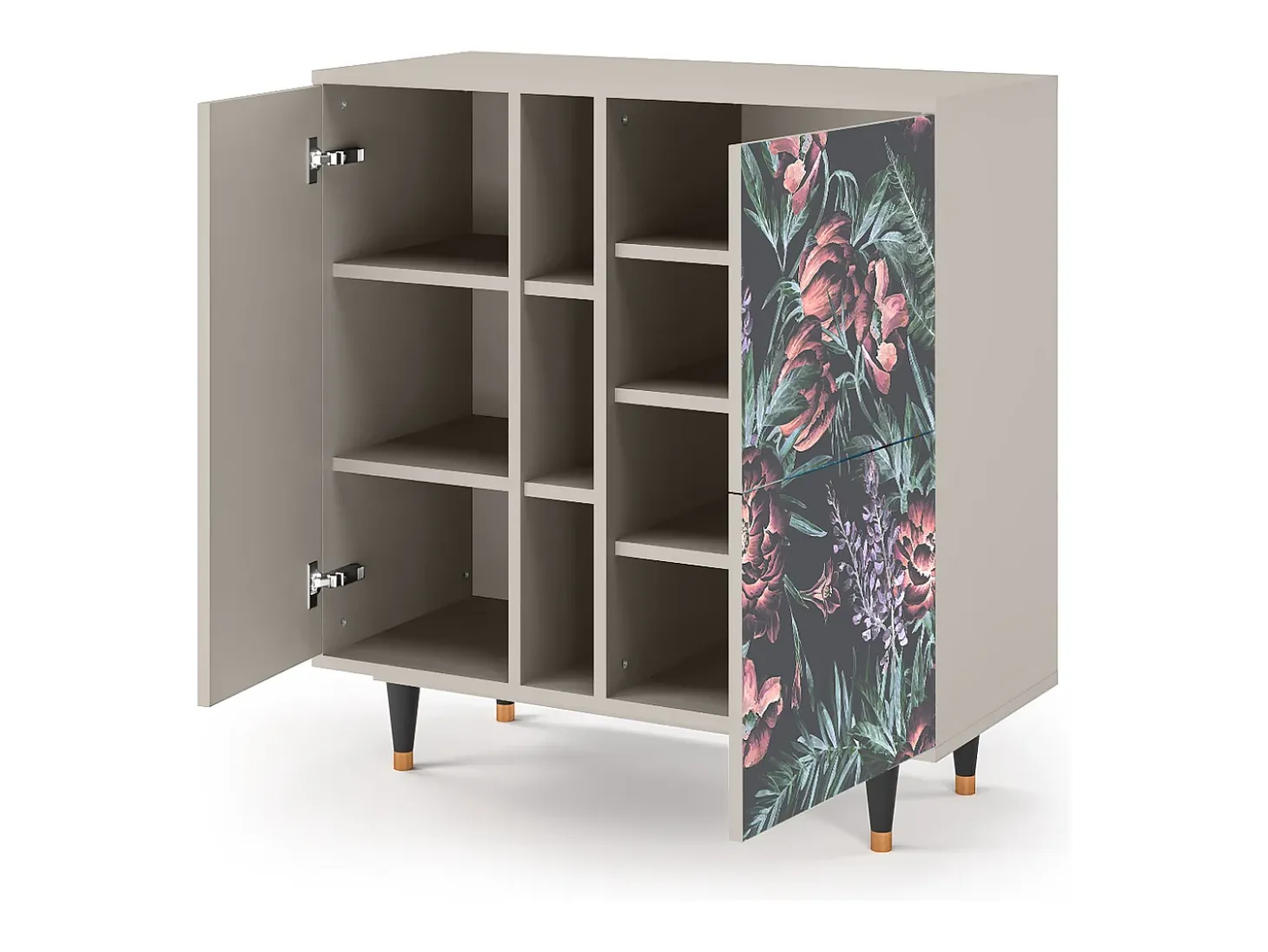 Aparador - 94х96х41 cm - BS5 - Dark Peonies, Arena