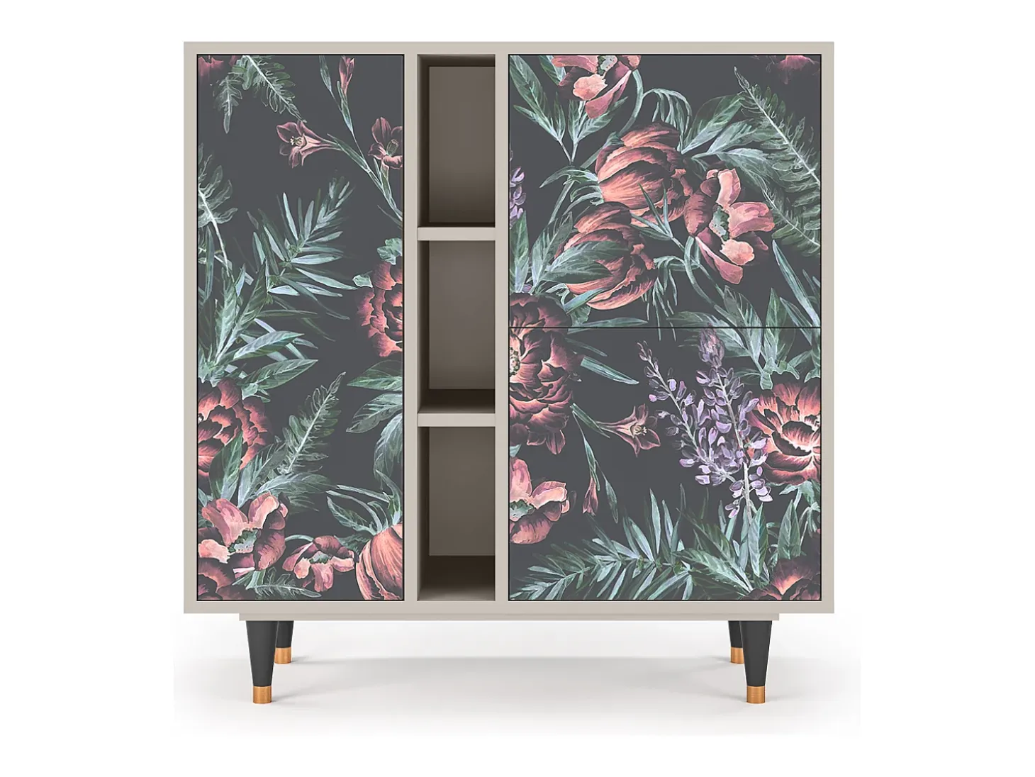 Aparador - 94х96х41 cm - BS5 - Dark Peonies, Arena