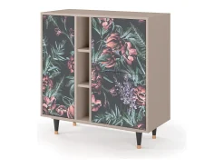 Aparador - 94х96х41 cm - BS5 - Dark Peonies, Latte