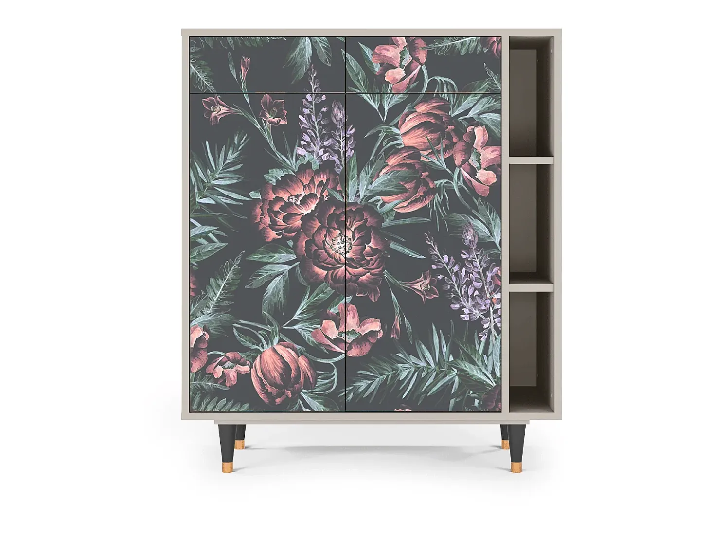 Aparador - 96х110х41 cm - BS6 - Dark Peonies, Arena
