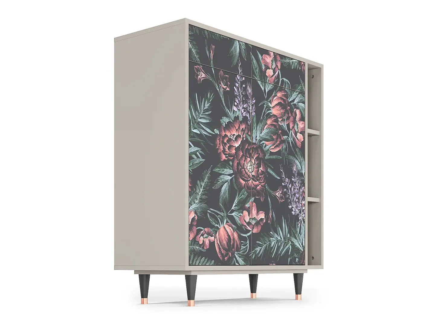 Aparador - 96х110х41 cm - BS6 - Dark Peonies, Arena