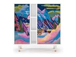 Aparador - 94х96х41 cm - BS5 - Davos Winter, Blanco