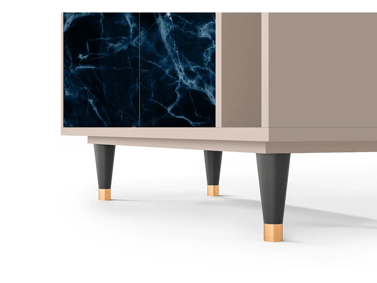 Aparador - 96х110х41 cm - BS6 - Deep Ocean, Latte