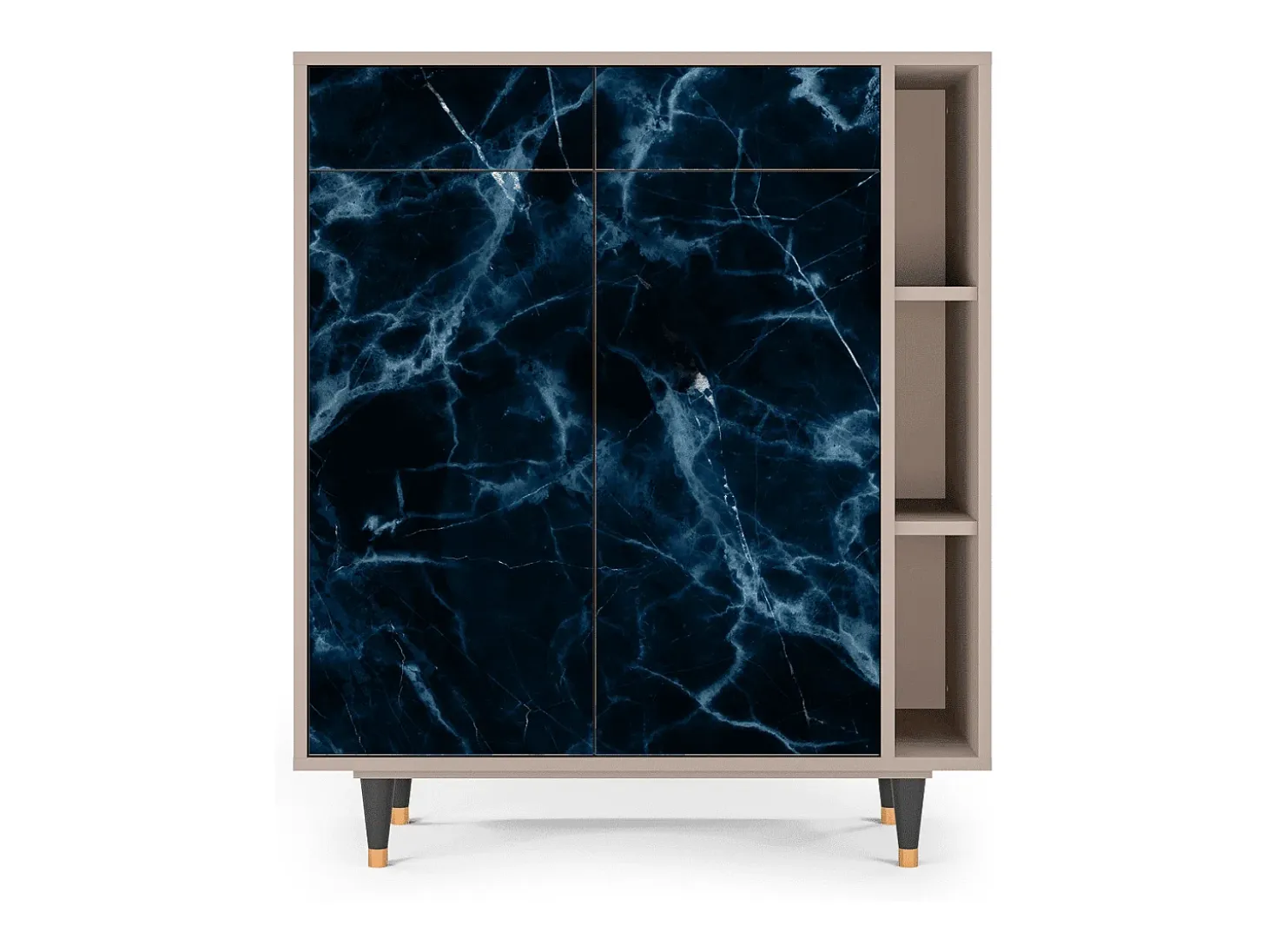 Aparador - 96х110х41 cm - BS6 - Deep Ocean, Latte