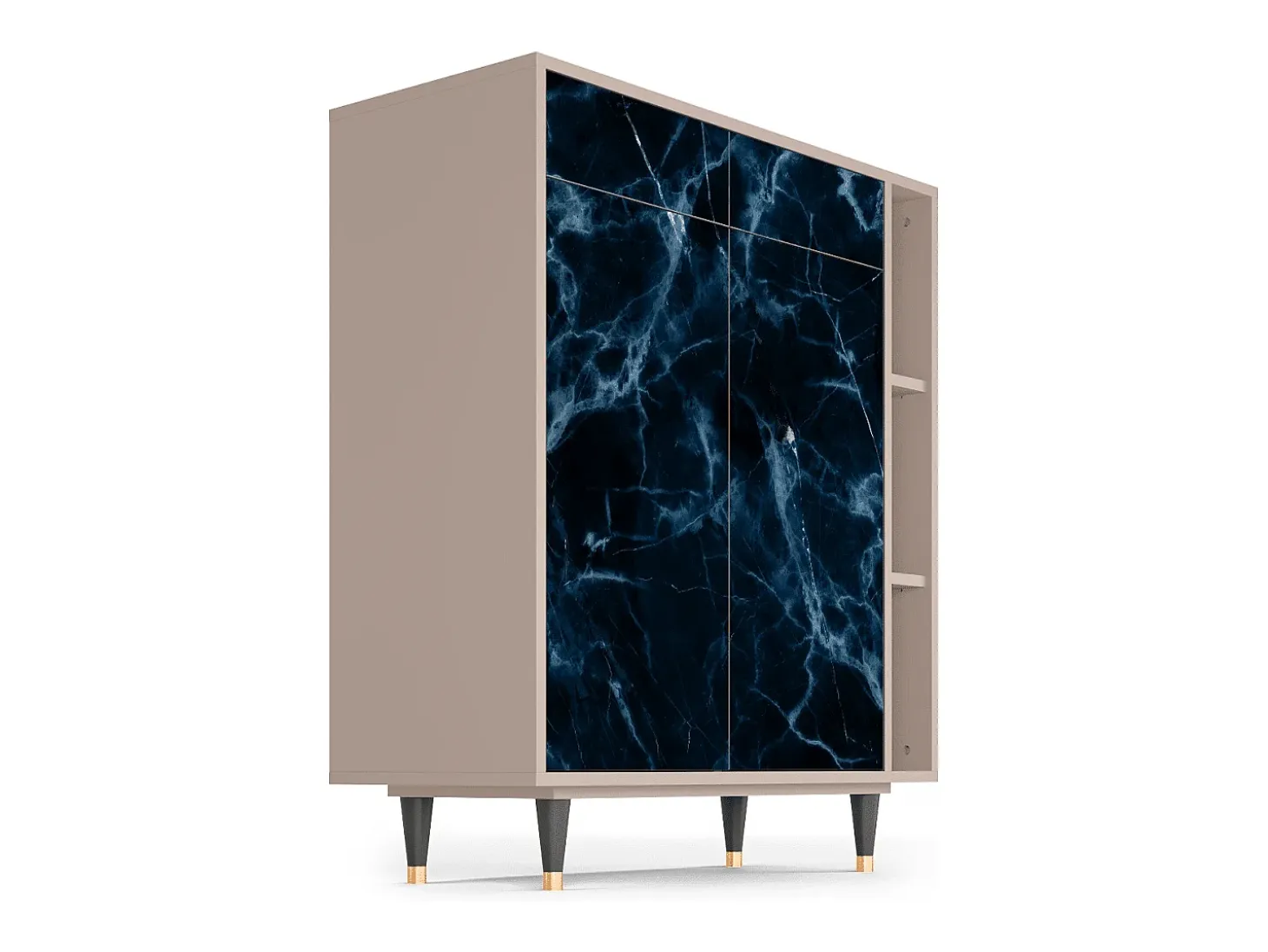 Aparador - 96х110х41 cm - BS6 - Deep Ocean, Latte