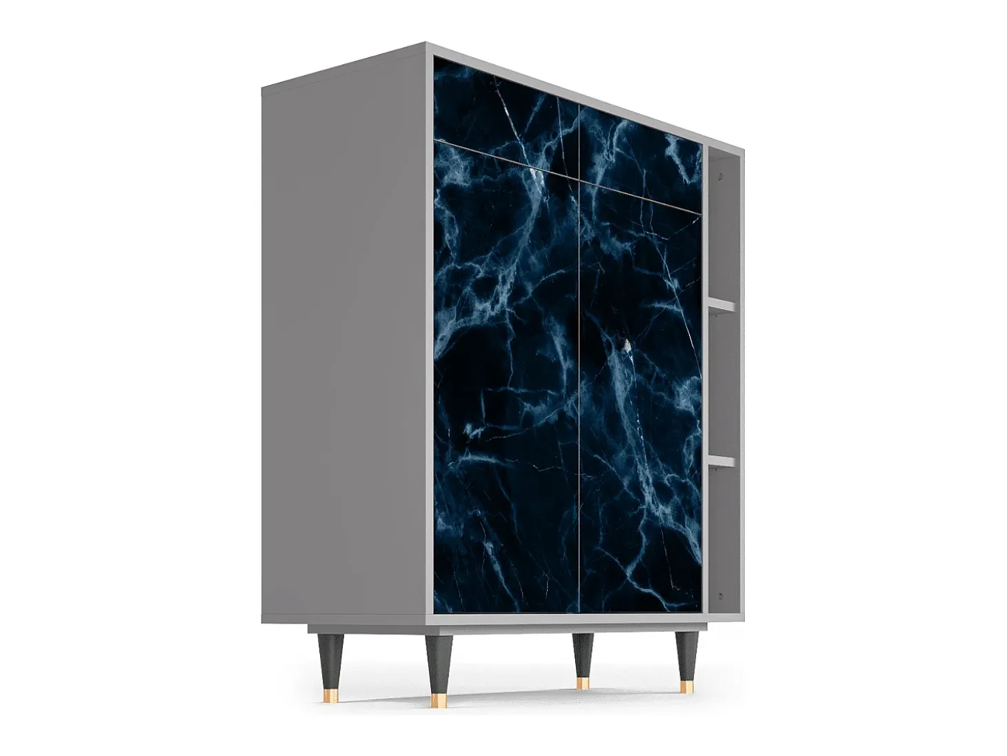 Aparador - 96х110х41 cm - BS6 - Deep Ocean, Gris