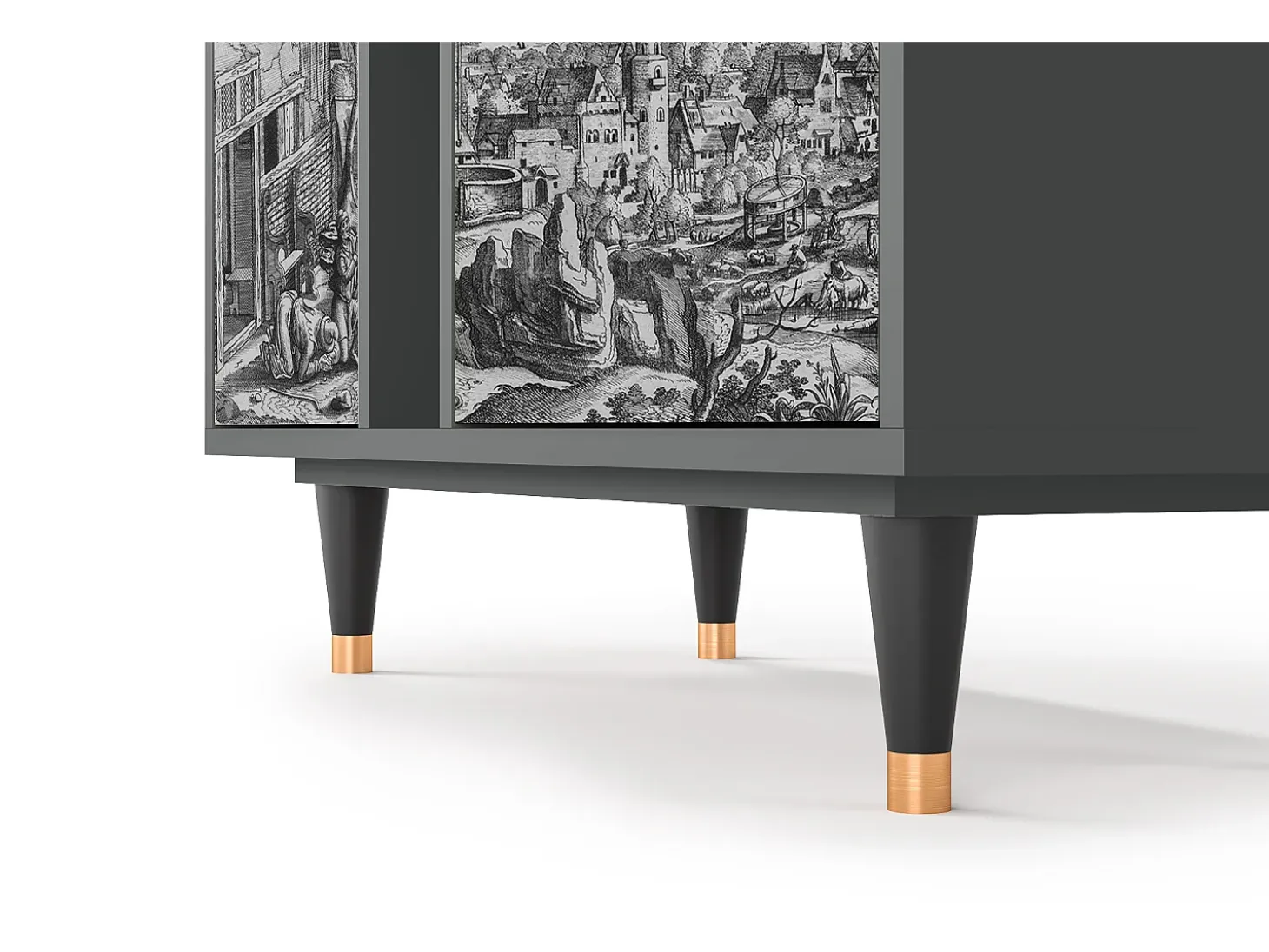 Aparador - 94х96х41 cm - BS5 - Departure, Antracita