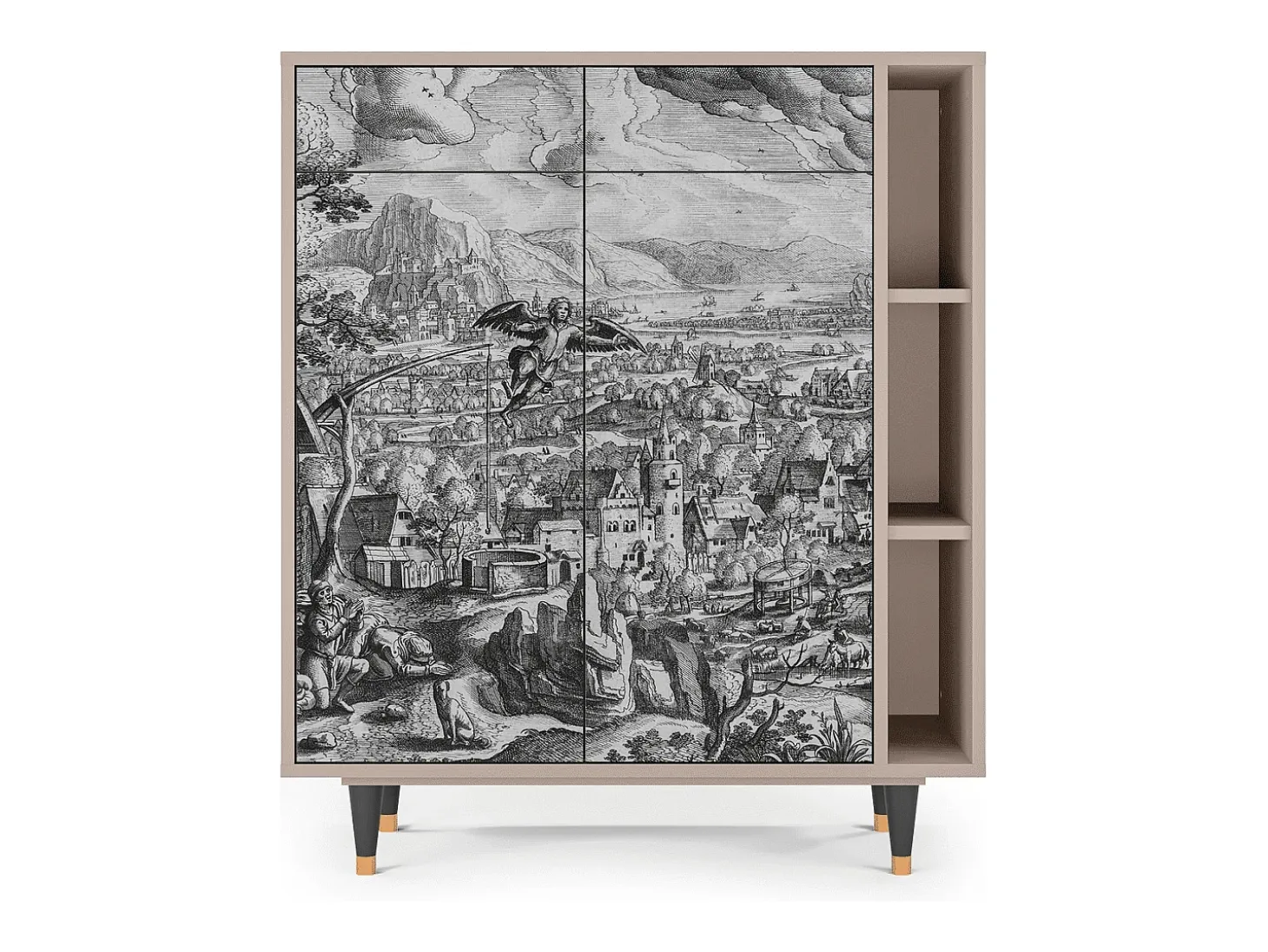 Aparador - 96х110х41 cm - BS6 - Departure, Latte
