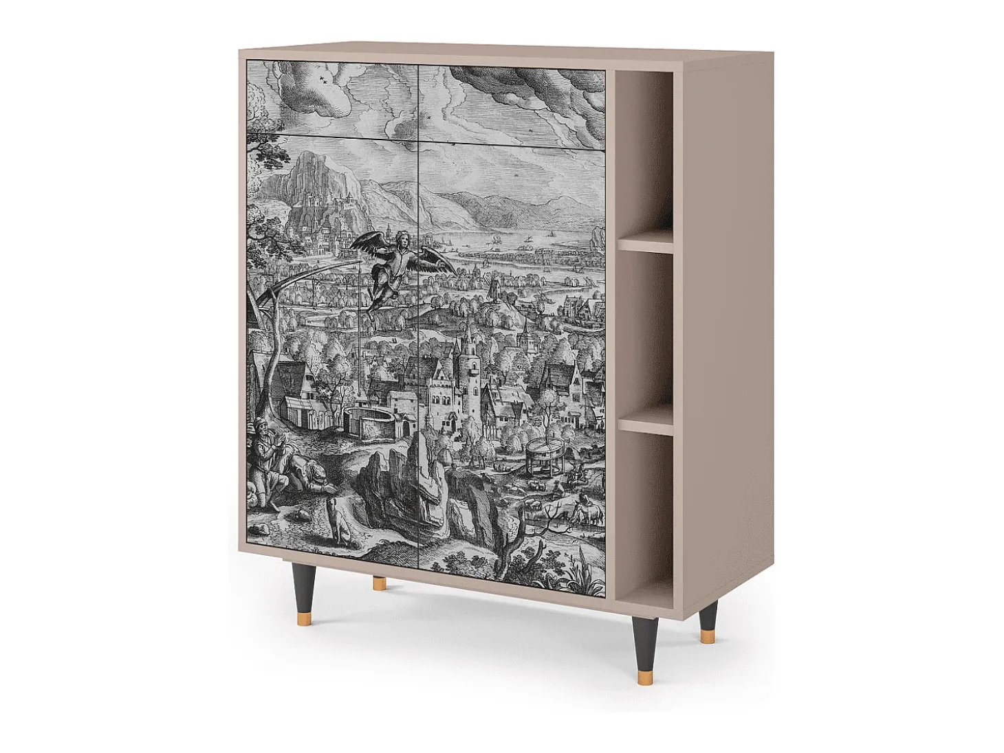 Aparador - 96х110х41 cm - BS6 - Departure, Latte