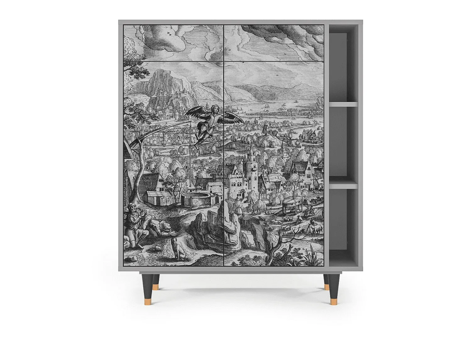 Aparador - 96х110х41 cm - BS6 - Departure, Gris