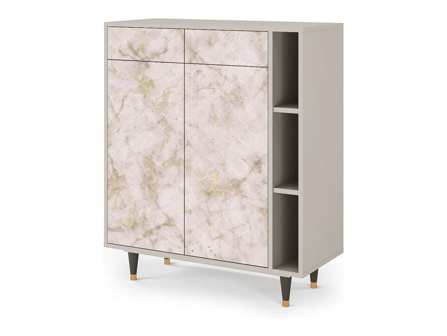 Aparador - 96х110х41 cm - BS6 - Dirty Roses, Arena