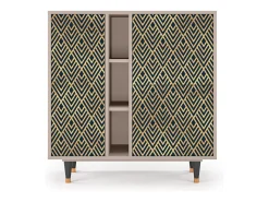 Aparador - 94х96х41 cm - BS5 - Egypt Triangles, Latte