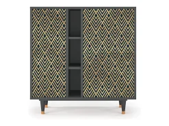 Aparador - 94х96х41 cm - BS5 - Egypt Triangles, Antracita