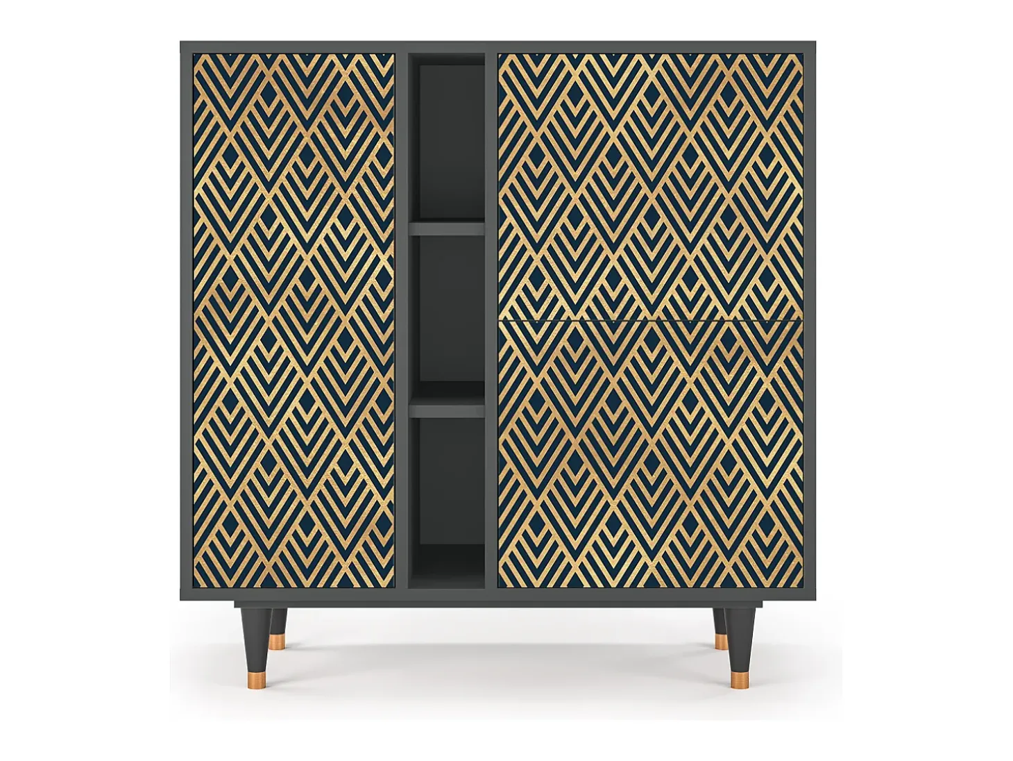 Aparador - 94х96х41 cm - BS5 - Egypt Triangles, Antracita