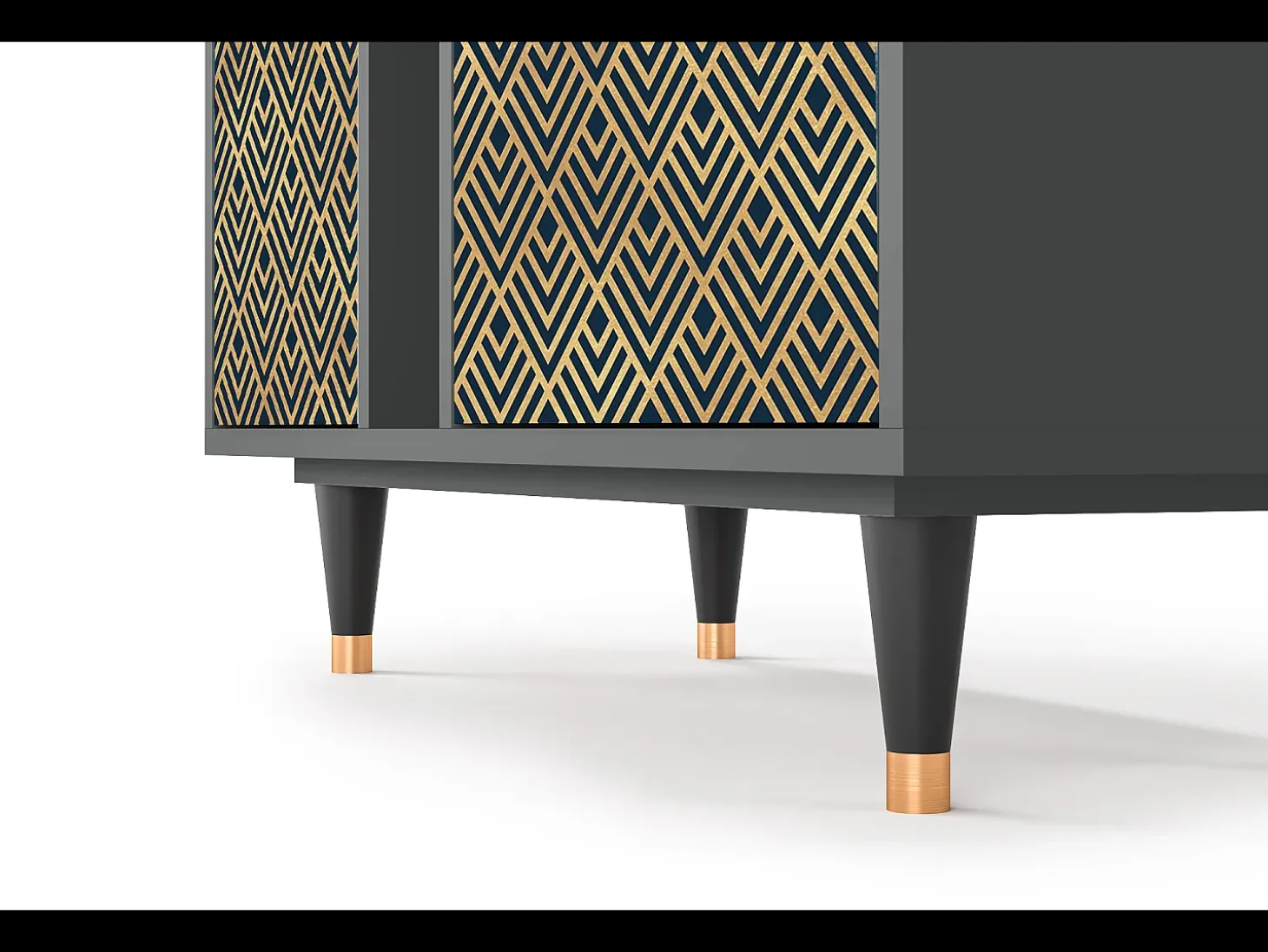 Aparador - 94х96х41 cm - BS5 - Egypt Triangles, Antracita