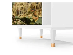 Aparador - 96х110х41 cm - BS6 - Elder The Tower, Blanco