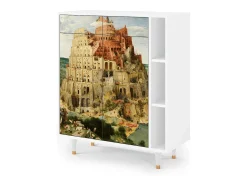 Aparador - 96х110х41 cm - BS6 - Elder The Tower, Blanco