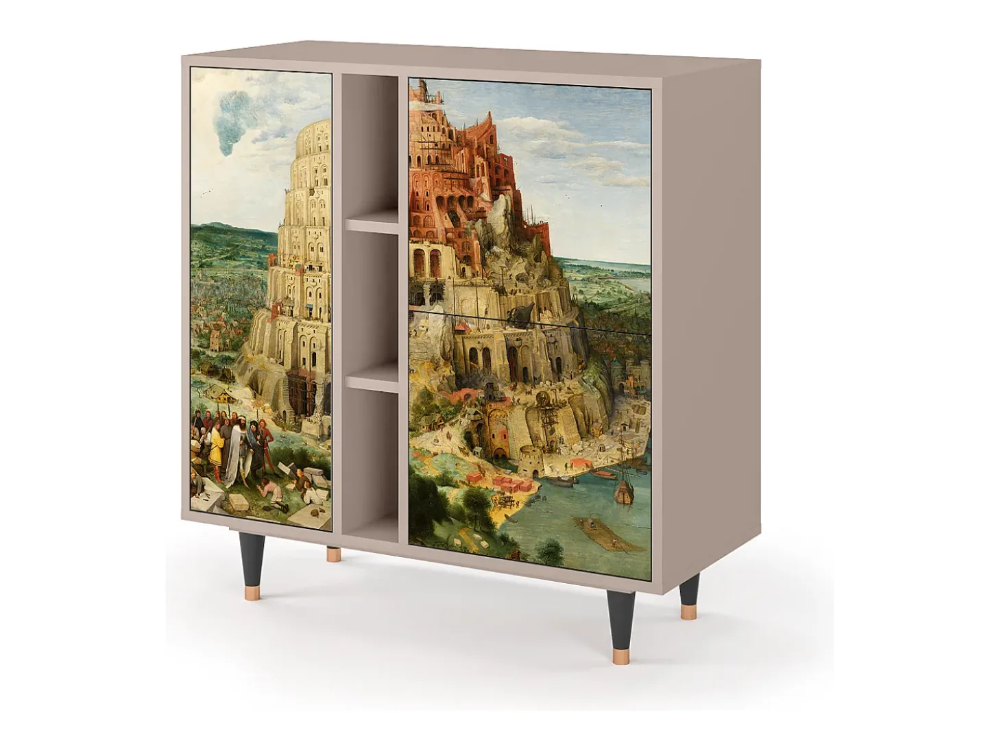 Aparador - 94х96х41 cm - BS5 - Elder The Tower, Latte