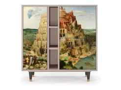 Aparador - 94х96х41 cm - BS5 - Elder The Tower, Latte